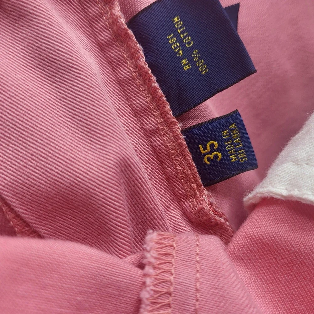 Polo Ralph Lauren Shorts Mens 35 Pink Classic Fit 9‎ Inch Chino Cotton Casual